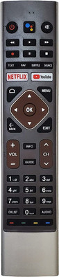 NixGlobal HA-IER U27E without Voice Control Function Remote Compatible with HAIER 4K SMART ANDROID LED LCD TV Remote Controller(Silver)