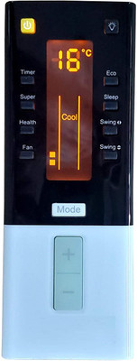 HDF Remote Control Compatible for IFB AC (IACI18SA3G3C1/IACI18GB5G3C) IFB AC Remote Controller(Black)