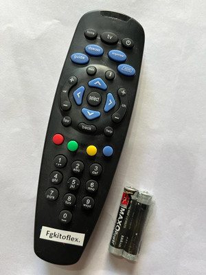 Fgkitoflex xmrm-68647 Tata Sky DTH ORIGINAL TATASKY Remote Controller (Black) Tata sky Remote Controller(Black)