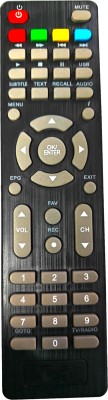 Ehop HD13 Compatible remote control for  Free Dish DTH OVT MELBORN Remote Controller(Black)