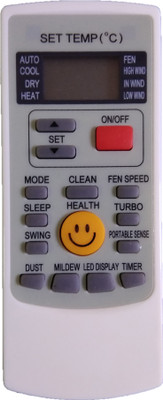 LipiWorld 45A AC Remote Compatible for  Voltas AC Remote Controller(White)