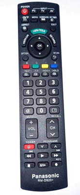 PMRK BEST IN BEST panasonic LED TV Remote Compatible Best Quality Remote With Full Working PANASONIC Remote Controller(Black)