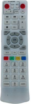 Xpecial STB2730 UNB Remote Compatible with CATVISION FREE DISH HD SETTOP BOX (ONLY SAME WILL WORK) Remote Controller(White)