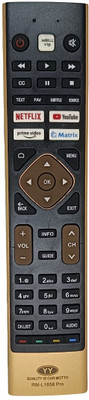 spincart Universal TV Remote Control Without Voice Command Compatible with All Haier Smart LED 4K UHD Remote Controller(Black)