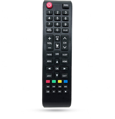 Eboxi Remote compatible with Samsung LED/LCD/4K TV Samsung TV Remote Controller(Black)