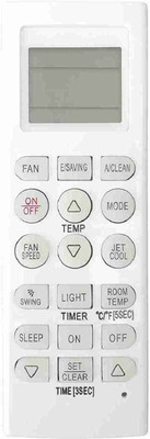 NixGlobal 186 L-G UNIVERSAL AC Remote Compatible with LG 1 / 1.5 / 2 TON AC Remote Controller(White)