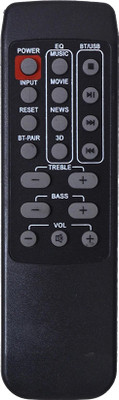 RESORB HT 6 Remote Control and Marq Home Theater Compatible With Blaupunkt and Marq Home Theater Soundbar System Remote Controller(Black)