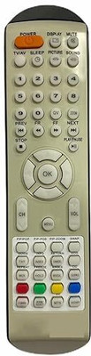 mumax VMT22/SMT22 LCD/LED TV Remote Compatible for SANSUI, VIDEOCON Remote Controller(Beige)