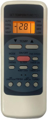 DEVBHOOMI DB-Replacement for Croma AC Remote Control , (with Backlight), Compatible. Air Conditioner Remote Controller(White)