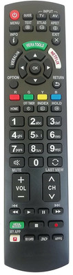OG Remote 1170 with HexaBoost and Netflix Function Compatible for PANASONIC LED LCD Remote Controller(Black)