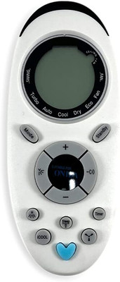 V4 Gadgets Compatible Replacement Remote Control for Air Conditioner, (Model No- YY 143A) Onida Mode Remote Controller(White)