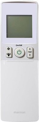 Marman Compatible with Daikin AC Remote Control Model 169B Suitable for Split and Window Air Conditioner - Match Remote Key by Key with Existing Daikin Air Conditioner Remote Controller(White)