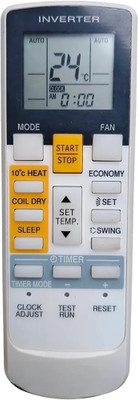 NixGlobal 107-B 0GENERAL AC Remote Compatible with O GENERAL 1 / 1.5 / 2 TON AC Remote Controller(White)