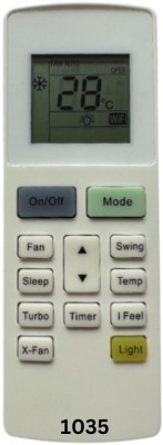 Upix 222A-ON (No Backlight) AC Remote Compatible for Onida AC (EXACTLY SAME REMOTE WILL ONLY WORK) Remote Controller(White)