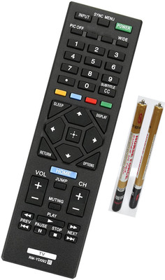 MIFKRT Led/Lcd/Bravia 3D Smart Tv Sony Tv Remote Controller(Black)