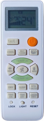 Ehop AC-131D Compatible Remote Control For Haier AC with Turbo Myclean haier Remote Controller(White)