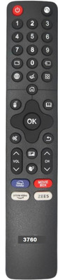 Nij __3760__ Smart LCD/LED TV (Without Voice) Onix AKAI, SANSUI, HYUNDAI, VISE, & More TV Models Remote Controller(Black)