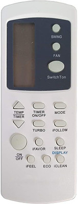 BhalTech 31C AC Remote Compatible for  Kelvinator AC Remote Controller(White)