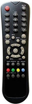 V3Deals Pro Compatible  Set-Top Box Remote | Free 2 Cell(Battery) Hathway Remote Controller(Black)