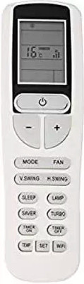 Audus Voltas Split/Window AC Compatible Remote Voltas AC Remote Controller(White)