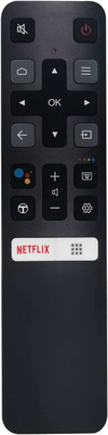 NixGlobal TC-L UNIVERSAL Remote Compatible with TCL 4K SMART LED LCD TV Remote Controller(Black)