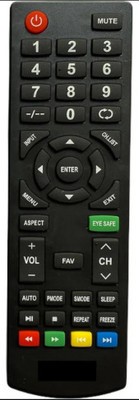 Tke PANASONIC/INTEX TV LCD/LED SVL Tv Remote(AAS) PANASONIC, INTEX Remote Controller(Black)