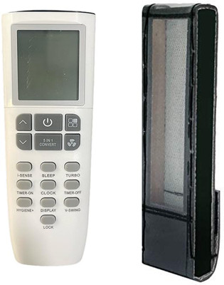 Paril (Remote+Cover) Ac Remote compatible for Godrej Ac Re-259 With PU Leather Protective Cover( EXACTLY SAME REMOTE WILL ONLY WORK) Remote Controller(Black)