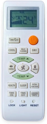 NixGlobal 131C HA-IER AC Remote Compatible with HAIER 1 / 1.5 / 2 TON AC Remote Controller(White)
