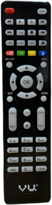 RISHI ENTERPRISES THIS REMOTE IS COMPATIBLE FOR SMART LED / LCD TV REMOTE ... VU Remote Controller(Black)