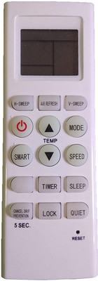BhalTech 36 H-Sweep AC Remote Control (Old Remote Exactly Same Remote Will Only Work) Compatible for Napoleon AC Remote Controller(White)