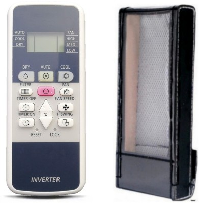Ethex C-5 Re-220 Remote With cover (Remote+Cover) Ac Remote compatible for Hitachi Inverter Ac Remote Controller(White)