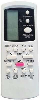 LipiWorld 88 AC Remote Control (Old Remote Exactly Same Remote Will Only Work) Compatible For Kelvinator AC Remote Controller(Grey)