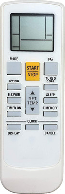 HDF AC Remote Control Compatible for Marq Split/Window AC |HF-187 Marq, Sansui, Croma, Media, Cruise Remote Controller(White)