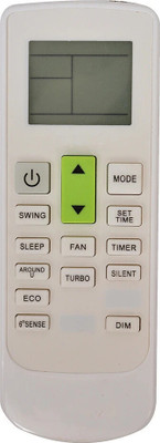 RESORB RE 225 WHIRLPOOL Compatible for Midea, Voltas and Lloyd Air conditioner Remote Controller(White)