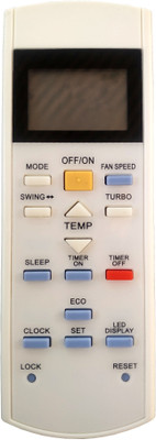 LipiWorld AC Remote Control Compatible For  Croma AC Remote Controller(Grey)