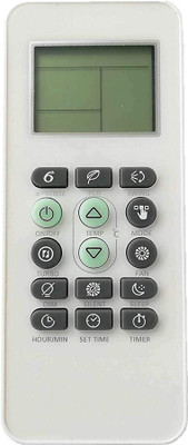 RESORB HT 173 Compatible for Ac Remote Original 6th Air Conditioner Whirlpool Magicool 6th Sense AC Inverter and Non Inverter Air Conditioner Remote Controller(White)