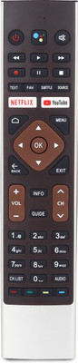 Thunderex Haier Remote Compatible with LED TV HTR-U27E Model – Suitable for Smart Android 4K Haier Remote Controller(Brown)