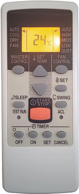 BhalTech 22 AR-JE4 AC Remote Control with Display Light For  O General AC Remote Controller(Gray)