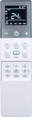 LipiWorld 311(0) AC Remote Control With Display Light Backlight Compatible For  Lloyd AC Remote Controller(Grey)