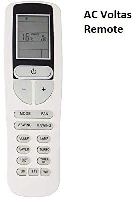 Oyrlize 133B Universal AC Remote for Voltas Split/Inverter Air Conditioners LG Remote Controller(White)
