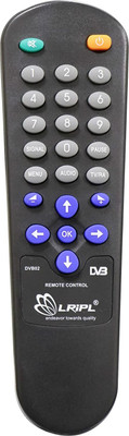 LRIPL Remote Controller Free to Air Set top Box/DTH/DVB Remote Controller(Black)