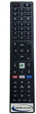 Kishore Traders Compatible Remote Control For Willett Smart Led Tv Willett Led Tv Remote Controller(Black)
