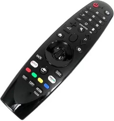 Paril ® 91N TV REMOTE Compatible for LG Smart TV LCD/LED Remote Control (No voice Command) (Exactly Same Remote Will Only Work) Remote Controller(Black)