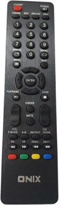 Tke  LCD LED TV Remote(AAA) Onix Remote Controller(Black)