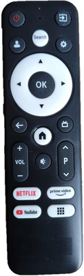 Kritex Compatible for Thomson Smart LED TV Remote Control Remote Controller(Black)