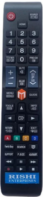 RISHI ENTERPRISES THIS REMOTE IS COMPATIBLE FOR  LED TV REMOTE SAMSUNG Remote Controller(Black)