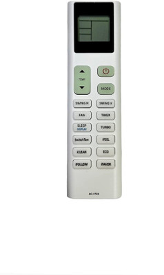 Akshita AC-1729 AC New Split Remote Control With i Clean & i Follow Function KELVINATOR AC Remote Controller(White)