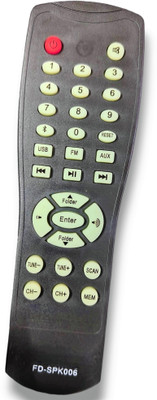Ehop FD-SPK006 Compatible Remote control for Home Theater System SPK006 F&D Remote Controller(Black)