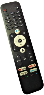 hybite Compatible Remote for  Smart 4k LED UHD HD TV(Without Voice Function) Haier Remote Controller(Black)