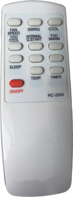 NixGlobal RC2200 Remote Compatible with NEUROFUZZY / NAPOLEAN AC Remote Controller(White)